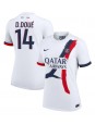 Paris Saint-Germain Desire Doue #14 Bortedrakt Dame 2024-25 Korte ermer